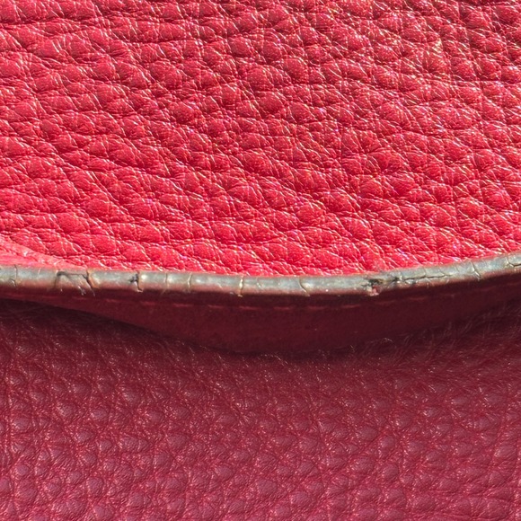 Kate Spade Cobble Hill Little Minka Red Pebbled Leather Crossbody Satchel Bag - Picture 4 of 16